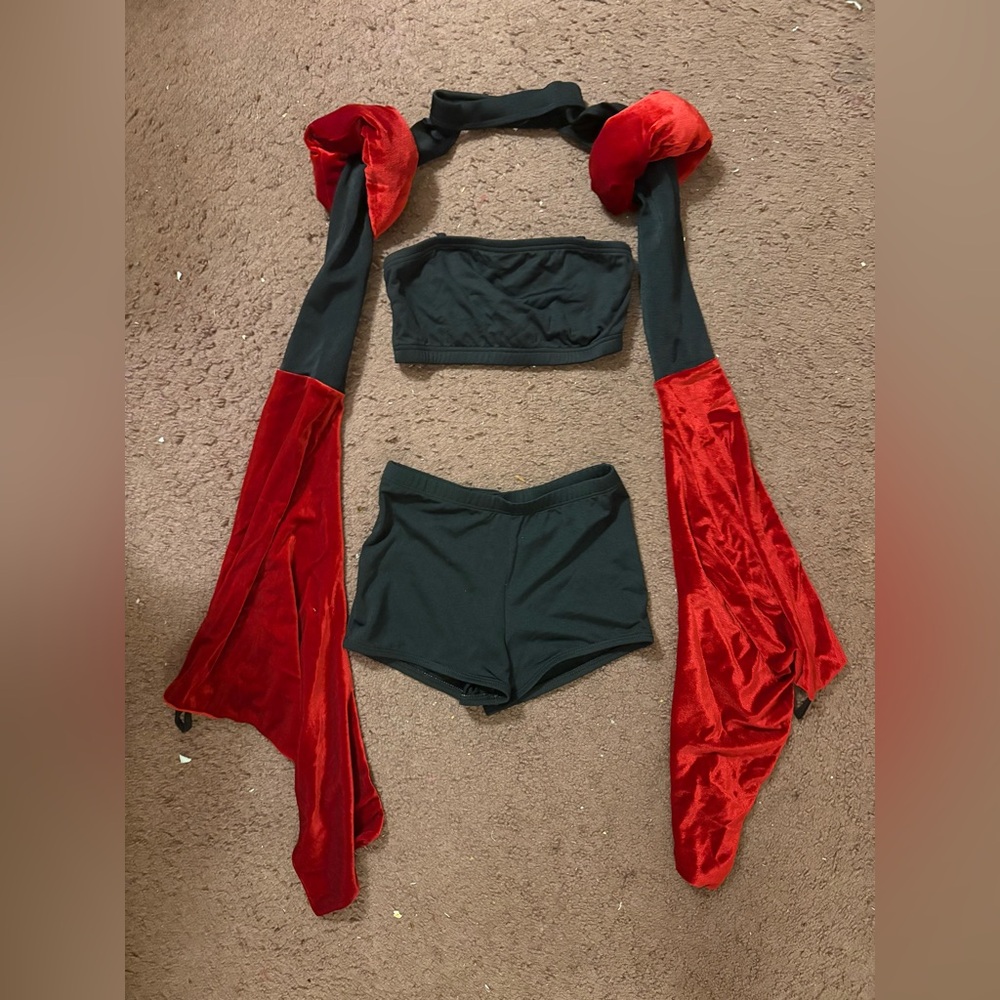 BODY WRAPPERS BLACK COSTUME
